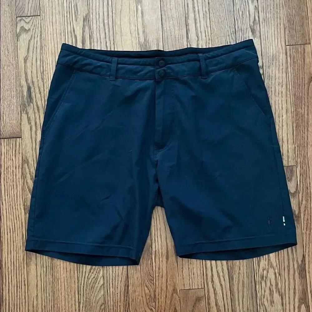 Smartwool Black Merino Wool Blend Shorts Men’s Sz Large